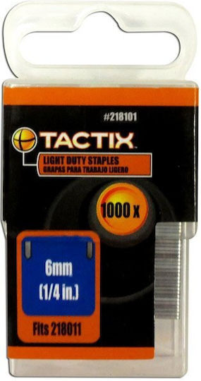 Tactix 218101 Скоби 6mm 1000бр
