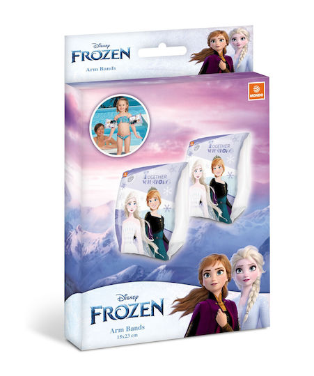 Mondo Детски Плувки за Плуване от Винил 2-6 Години Frozen 15x25см Бели