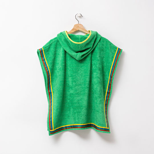 Benetton Παιδικό Πόντσο Θαλάσσης Πράσινο 85 x 85εκ.