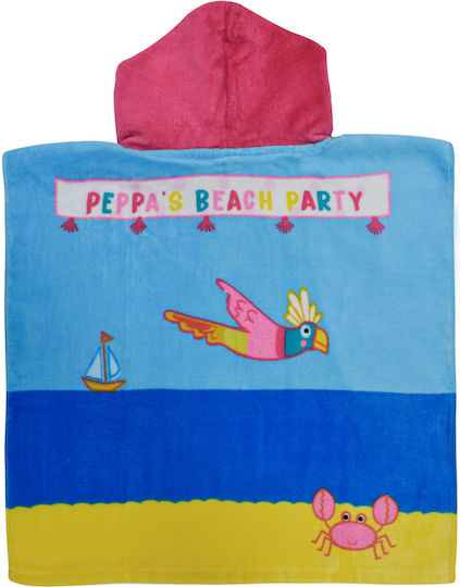 Stamion Beach Party Παιδικό Πόντσο Θαλάσσης Peppa Pig 140 x 50εκ.