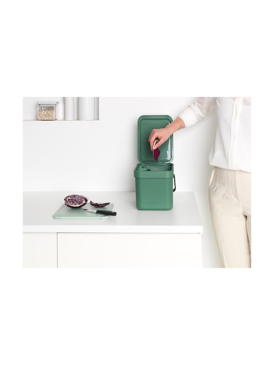 Brabantia Coș de Gunoi Plastic Verde 6lt 1buc