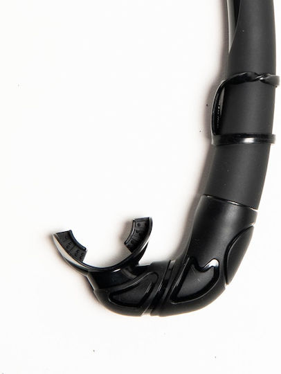 Tech Pro Spark Snorkel Black with Silicone Mouthpiece