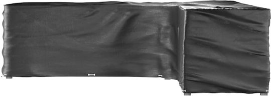 vidaXL Waterproof Couch Cover Black 300x300x90cm