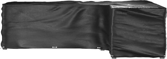 vidaXL Waterproof Couch Cover Black 260x210x80cm