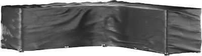 vidaXL Cover Black 300x300x90cm 2pcs