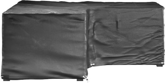 vidaXL Couch Cover Black 215x215x70cm 2pcs