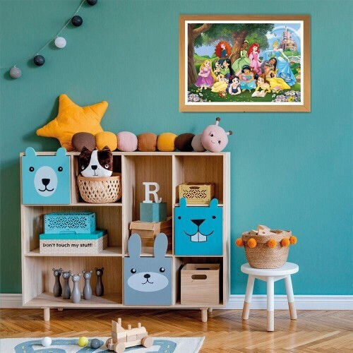 Puzzle pentru Copii Supercolor - Disney Prințese pentru 6+ Ani 104buc Clementoni
