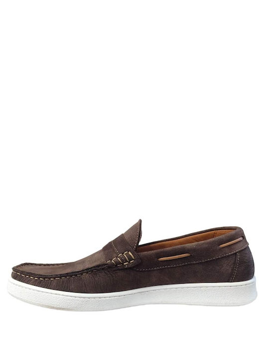 Commanchero Original Men's Leather Moccasins Brown