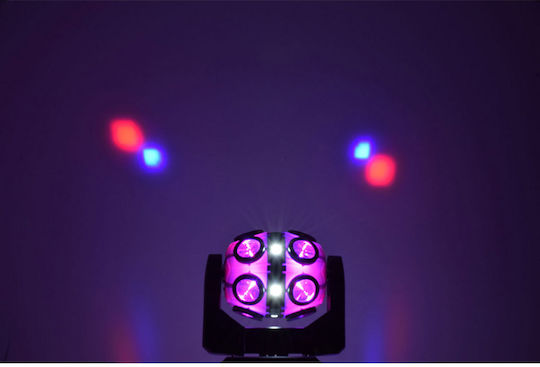 QTX Sound Bewegtes Licht LED DMX mit Roboter-Kopf Orbital RGBW