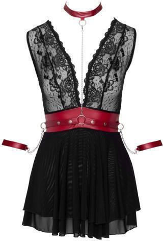 Cottelli Collection Bondage Sexy Babydoll με Δαντέλα Babydoll Μαύρο