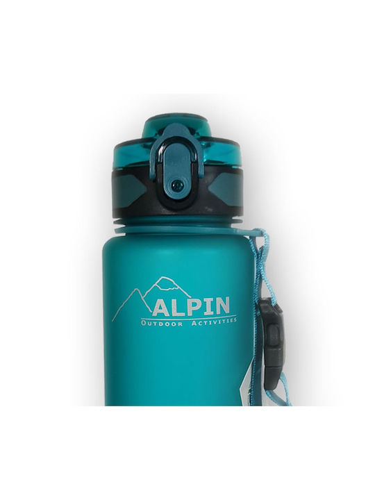 Alpin Plastic Water Bottle 620ml Blue