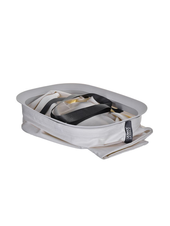 Joseph Joseph Wäschekorb Stoff 90lt mit Deckel 71x39,5x56cm Weiß