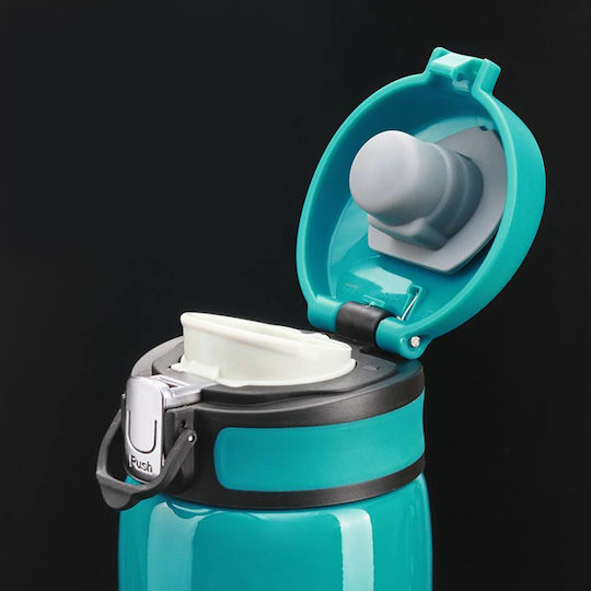 Uzspace Bottle Thermos Stainless Steel 480ml Gray with Mouthpiece