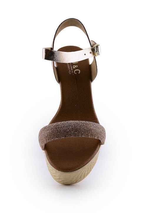 Women's Platform Shoes Gold