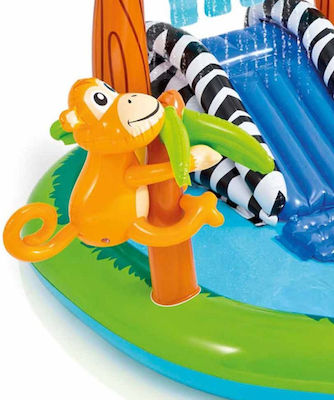 Intex Playcenter Jungle Παιδική Πισίνα PVC Φουσκωτή 216x188x124εκ.