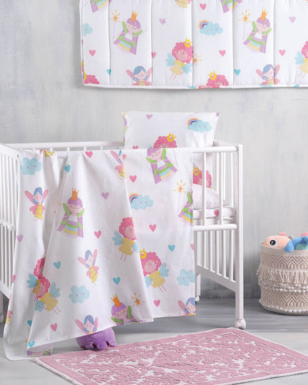 Rythmos Fairies Cearșaf pentru bebeluși Bumbac Rythmos Fairies Cearșaf pentru bebeluși Bumbac