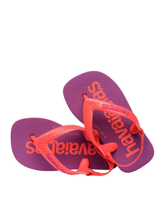 Παιδικές Σαγιονάρες Flip Flops Πορτοκαλί Logomania