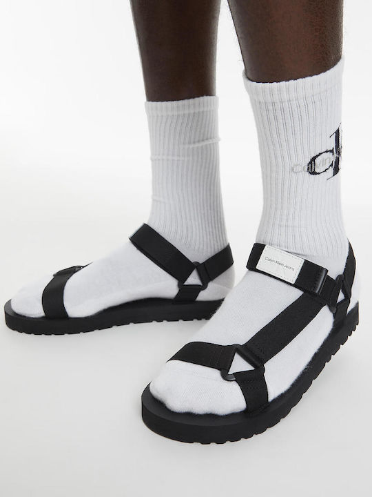 Herrensandalen in Schwarz Farbe