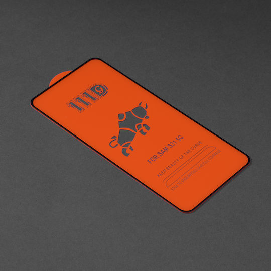 Techsuit 111D Full Glue Full Face Tempered Glass Μαύρο (Galaxy S21 5G)