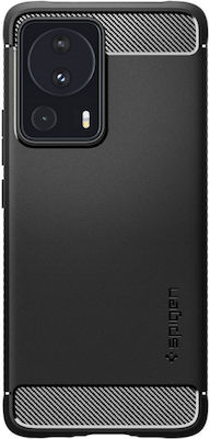 Spigen Rugged Armor Back Cover Σιλικόνης Ανθεκτική Matte Black (Xiaomi 13 Lite)