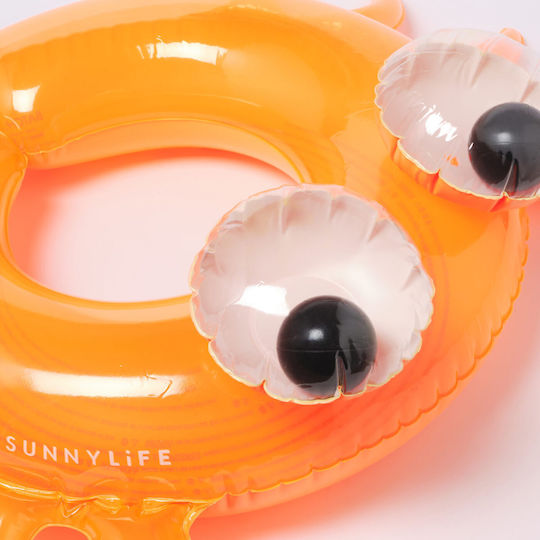 Sunnylife Детски Плувен Кръг Sonny the Sea Creature Оранжев