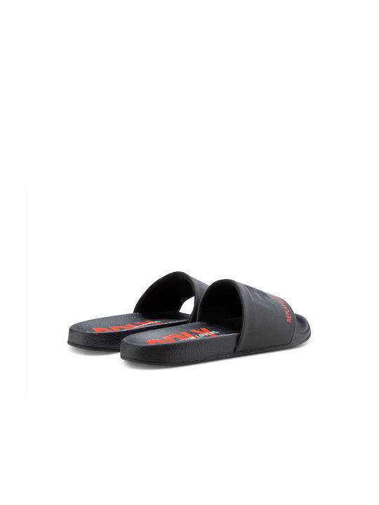 Replay Kids' Slides Black