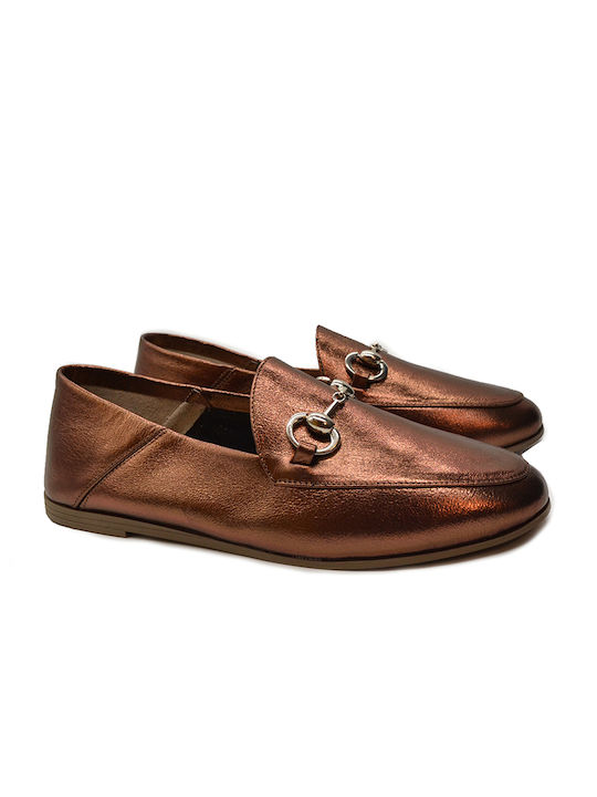 Hawkins Premium Damen Loafers Metal Copper