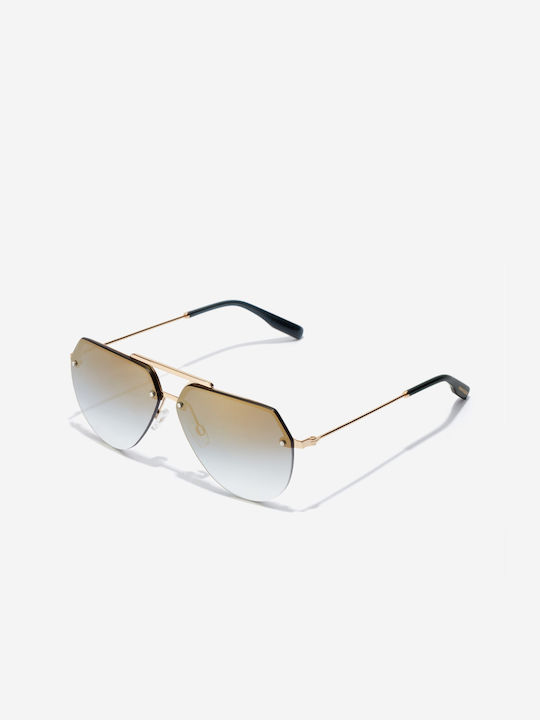 Hawkers Sunglasses with Gold Metal Frame and Gold Gradient Mirrored Lenses HCOO21DLM0