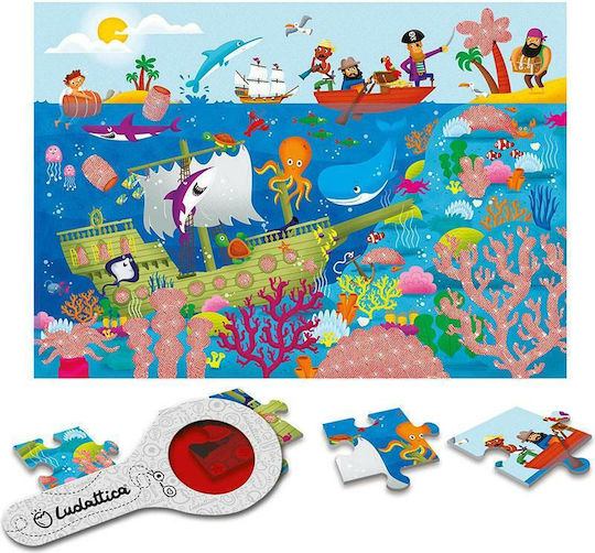 Kinderpuzzle The Sea für 3+ Jahre alt+ Jahre 24pcs Ludattica