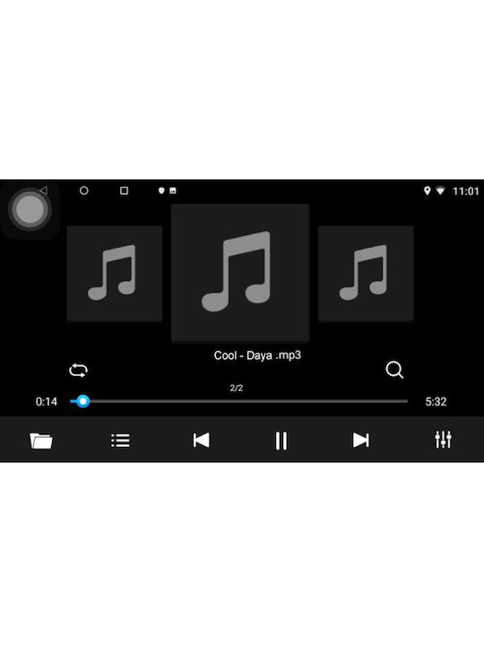 Digital IQ Автомобилна Аудио Система 2DIN (Блутут/USB/AUX/WiFi/GPS/Apple-Carplay/Android-Auto) с Тъчскрийн 7"