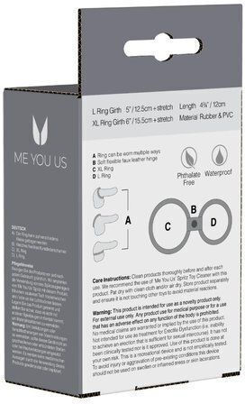 Me You Us Dual Ring Μαύρο