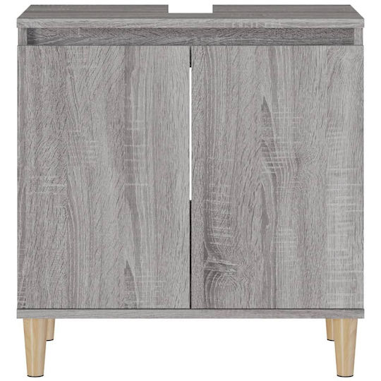 vidaXL Πάγκος χωρίς Νιπτήρα Μ58xΒ33xΥ60cm Sonoma