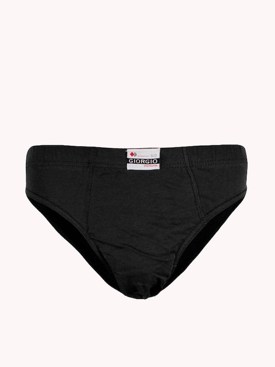 Giorgio Men's Briefs 6Pack Black