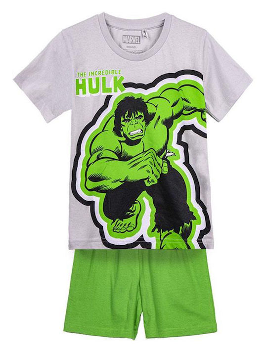 Cerda Pijamale Copii Vara Gri Avengers Hulk