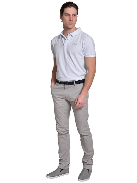 VCODE VC001 CHINO GRAU - HERREN CHINO HOSE GRAU