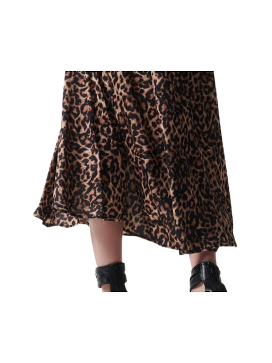 ANIYE BY LONG DRESS JADE LEOPAR pentru femei ANIYE BY LONG DRESS JADE LEOPAR