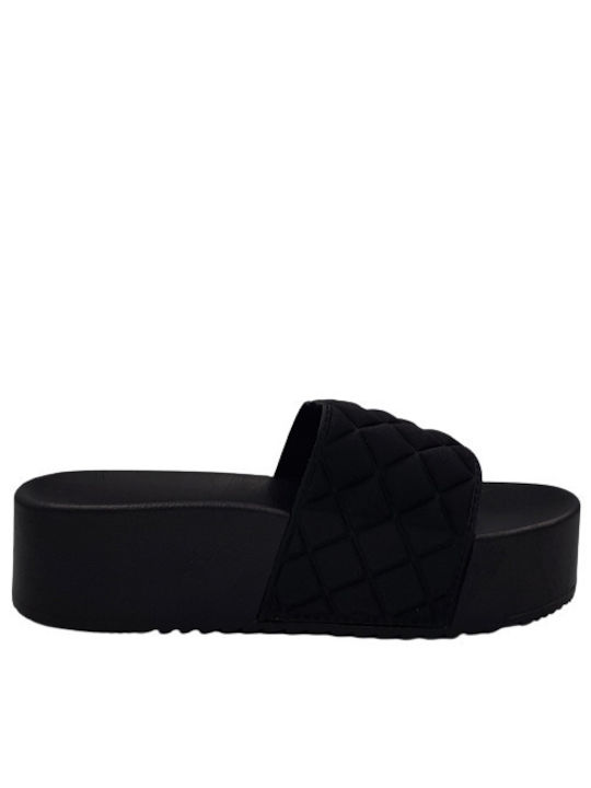 EcoTwins Slipper negru 10113 BLACK