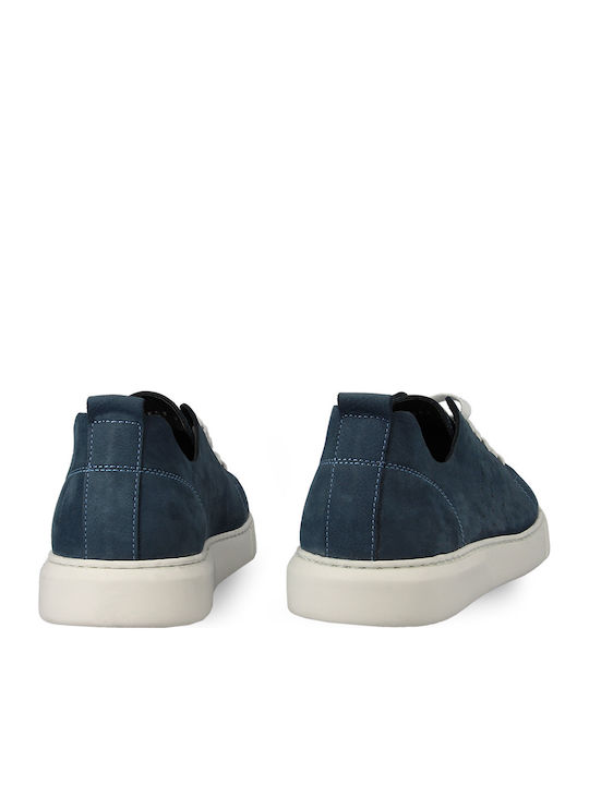 Men's Leather Casual Shoes Blue