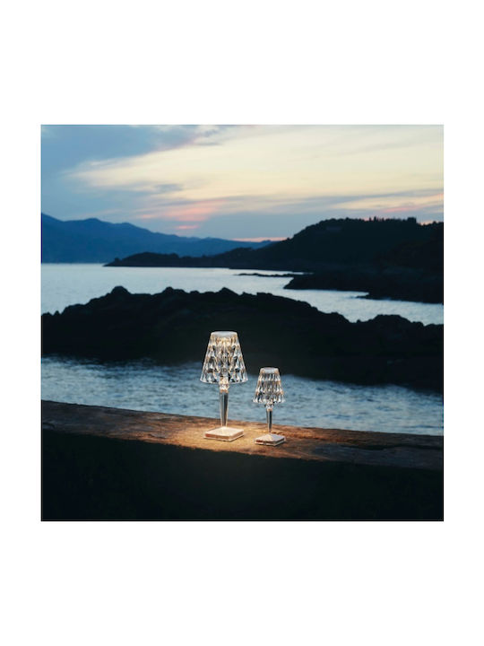 Inlight Διακοσμητικό Φωτιστικό LED Ρυθμιζόμενο Λευκό 12x12x26εκ.