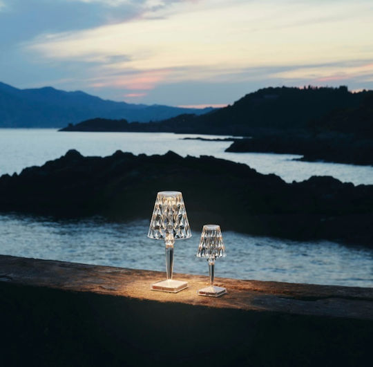 Inlight Διακοσμητικό Φωτιστικό LED Ρυθμιζόμενο Λευκό 12x12x26εκ.