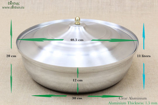Semi-Druckkocher Aluminium Kapazität 11Es