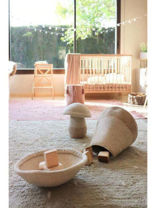Lorena Canals Детска кошница за съхранение от плат Mama Mushroom Бежов 33x33x38см 1бр