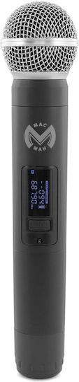 MAC MAH UHF100M Комплект Безжично Кондензаторен Микрофон Ръчно изработено за Вокали в Черен Цвят