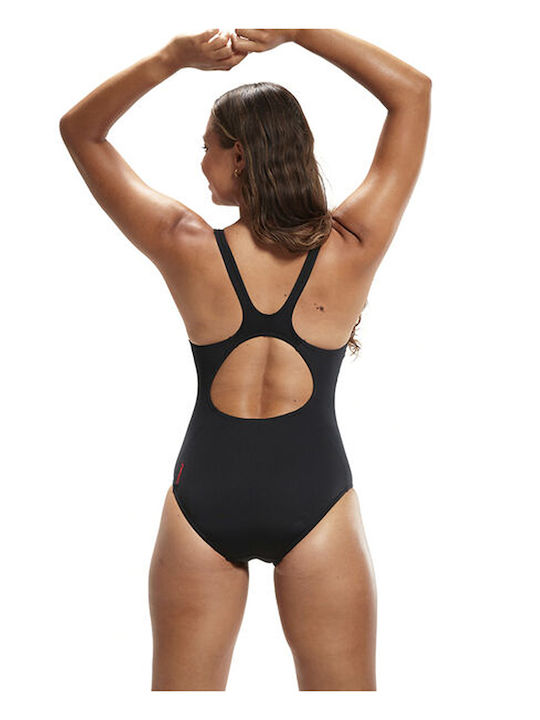 Speedo Placement Muscleback Black/Red
