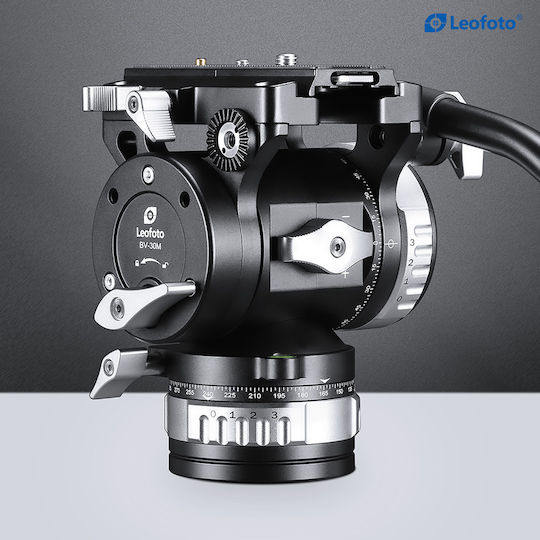Leofoto Heavy Duty Fluid Video Barrel Head Pan Bar