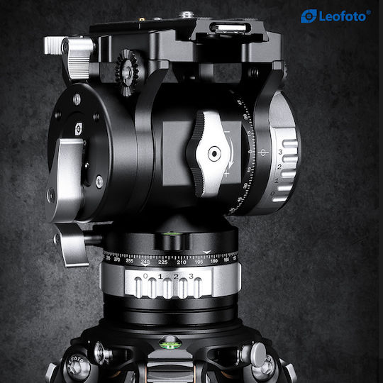 Leofoto Heavy Duty Fluid Video Barrel Head Pan Bar