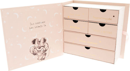 Disney Kinder Aufbewahrungsbox aus Pappe Minnie Rosa 24x23x10cm 1Stück