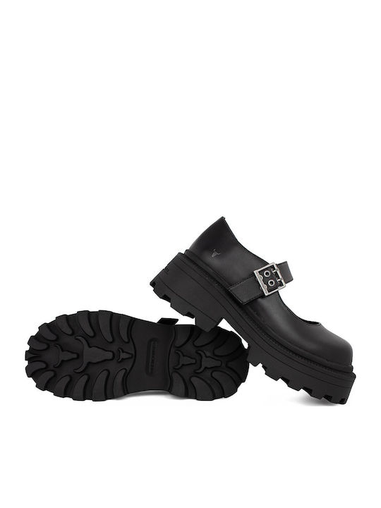 Ballerinas With strap Black