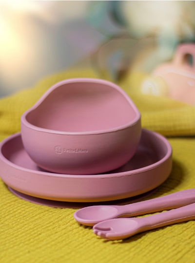 Petite & Mars Take & Match din silicon Roz