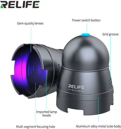 Relife Lampă RL-014A pentru uscare adeziv UV pentru Service-ul de Telefonie Mobilă RL-014A